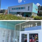 Dental Méd'Oc : Entrée principale de la maison médicale du Pian-Médoc, au 1er étage